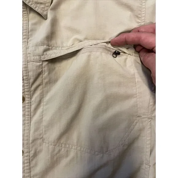 Exofficio Insect Shield Button Up‎ Shirt Vented Mens Size XL Fishing Outdoors - Picture 2 of 12